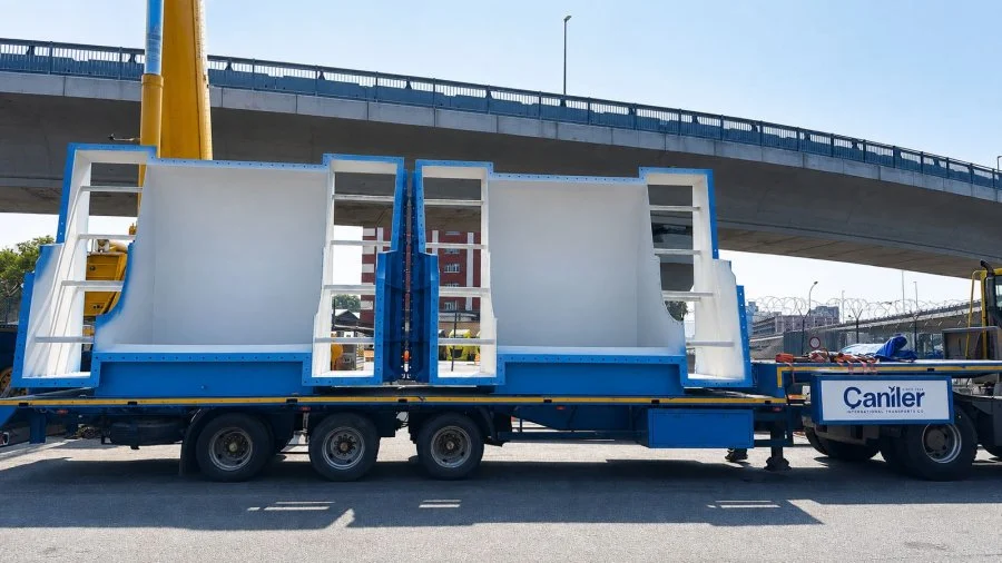 Special machinery transport for Kroman Çelik: project completed